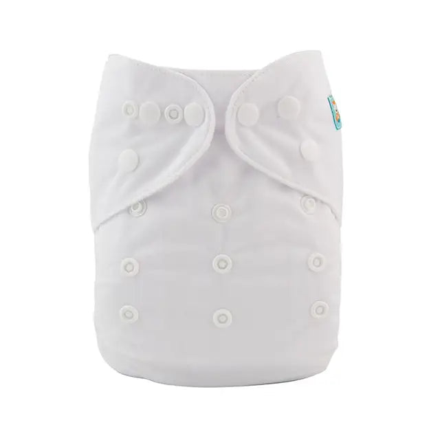 B09A Alvababy- pañal regular de tela lavable y reutilizable, ajustables de 3-15kg, incluye inserto