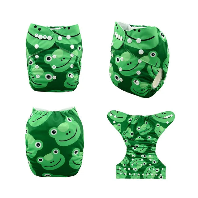 YD37A Alvababy- pañal regular de tela lavable y reutilizable, ajustables de 3-15kg, incluye inserto