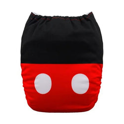 YD78A Alvababy- pañal regular de tela lavable y reutilizable, ajustables de 3-15kg, incluye inserto