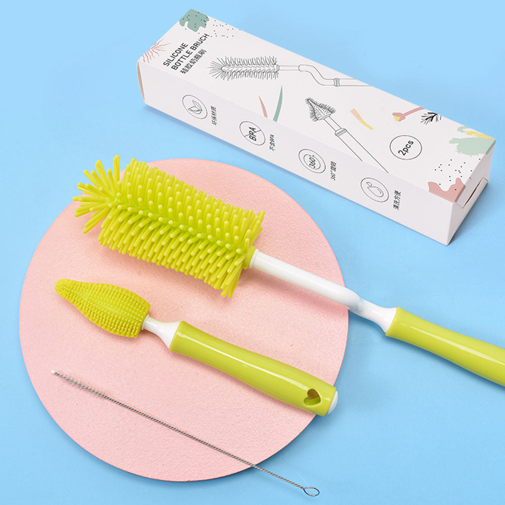 Kit de cepillos de limpieza de biberones y mamilas