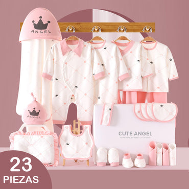 2707-1 Conjunto de ropa para recién nacido con caja
