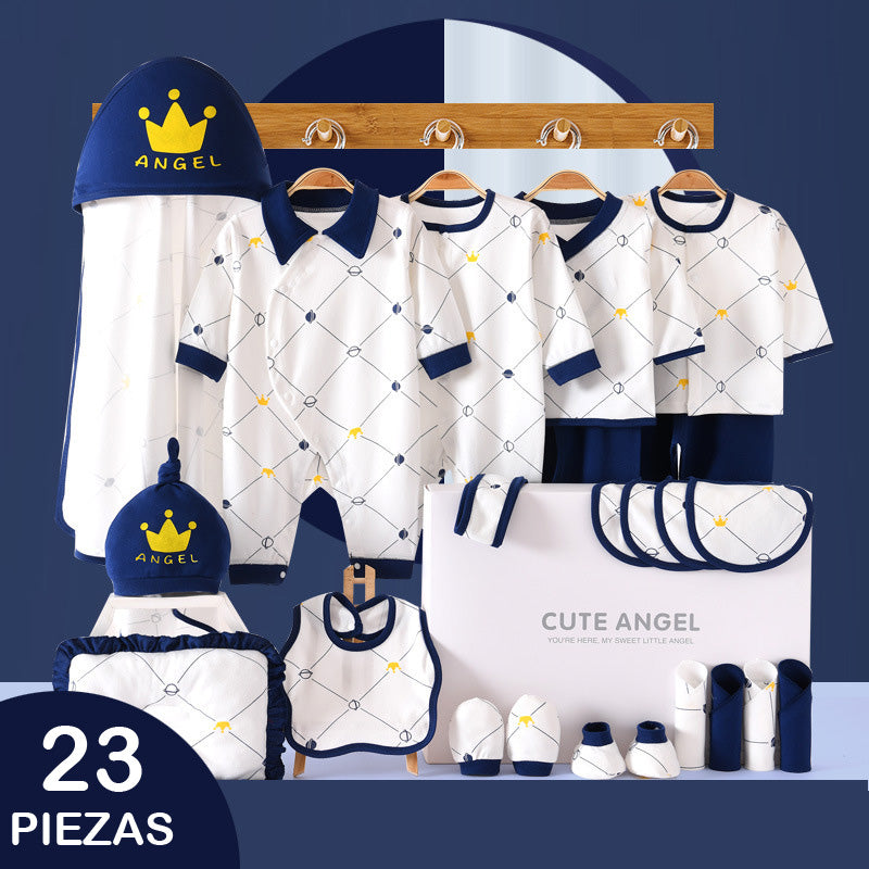 2707-4 Conjunto de ropa para recién nacido con caja