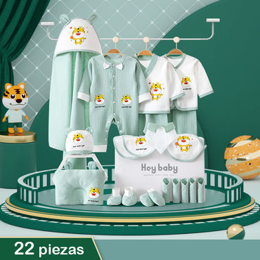 8713-1 Conjunto de ropa para recién nacido con caja