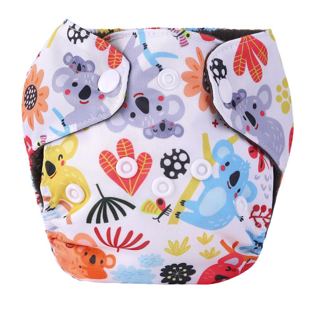 SF-A2 Pañal AIO NOCTURNO para bebé recién nacido de 3-6kg,, lavable, reutilizable, forro de carbón de bambú, PUL impermeable exterior