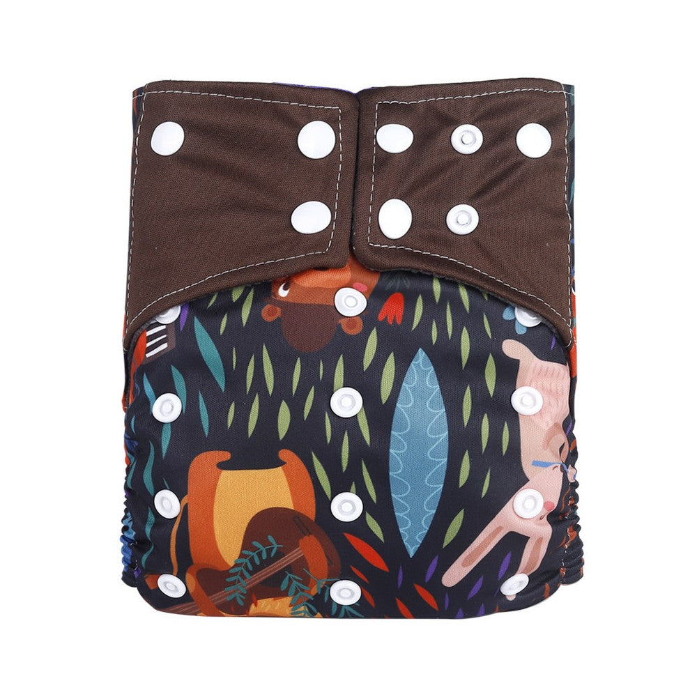 Pañal regular SF-NO14 Simfamily ajustable 3 a 15kg, con interior de carbón de bambú y doble riel