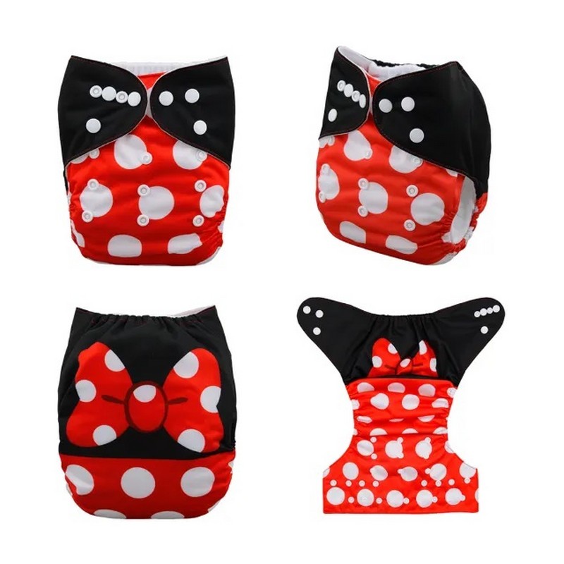 YD70A Alvababy- pañal regular de tela lavable y reutilizable, ajustables de 3-15kg, incluye inserto