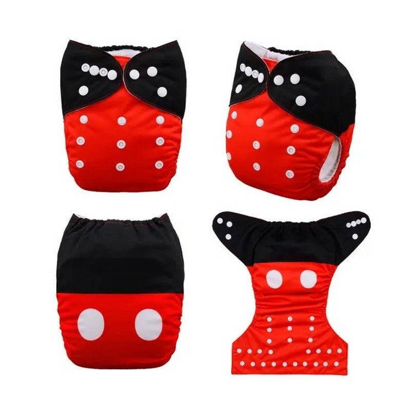 YD78A Alvababy- pañal regular de tela lavable y reutilizable, ajustables de 3-15kg, incluye inserto