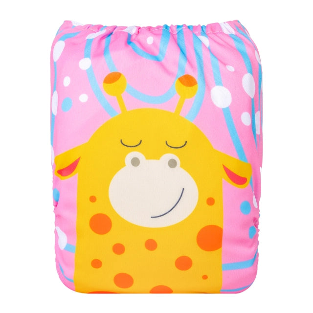 YDP209A Alvababy- pañal regular de tela lavable y reutilizable, ajustables de 3-15kg, incluye inserto