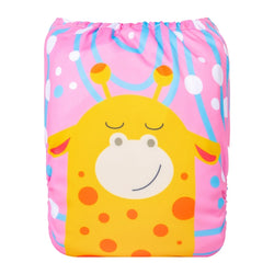 YDP209A Alvababy- pañal regular de tela lavable y reutilizable, ajustables de 3-15kg, incluye inserto
