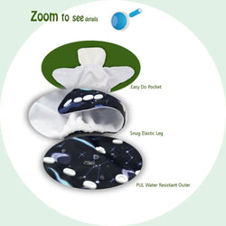 YD48A Alvababy- pañal regular de tela lavable y reutilizable, ajustables de 3-15kg, incluye inserto