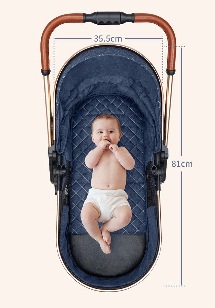 Carriola con porta bebé para automóvil GRIS 17556-9
