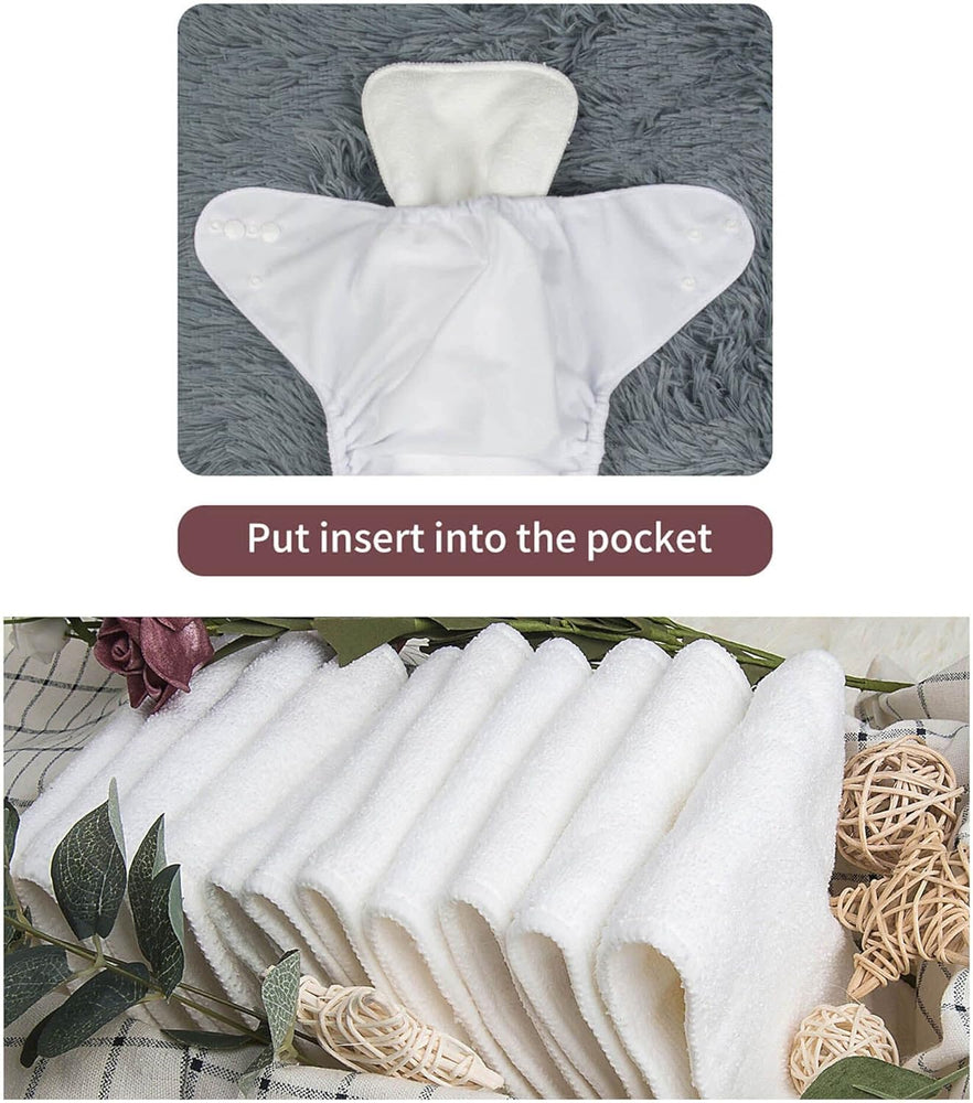 B26A Alvababy- pañal regular de tela lavable y reutilizable, ajustables de 3-15kg, incluye inserto