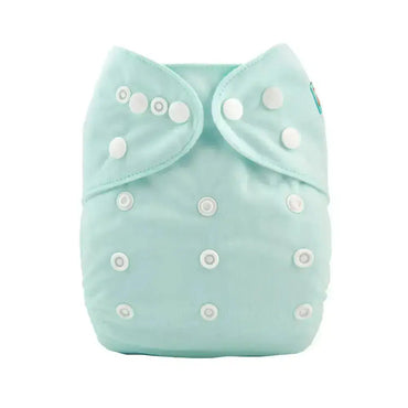 B02A Alvababy- pañal regular de tela lavable y reutilizable, ajustables de 3-15kg, incluye inserto