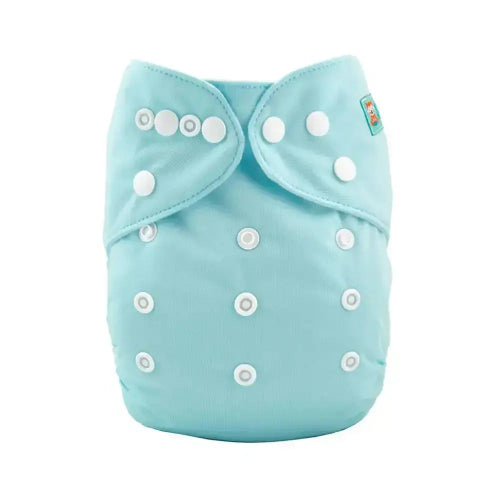 B03A Alvababy- pañal regular de tela lavable y reutilizable, ajustables de 3-15kg, incluye inserto