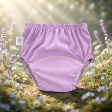 CE-06 Calzón entrenador lavable liso lila