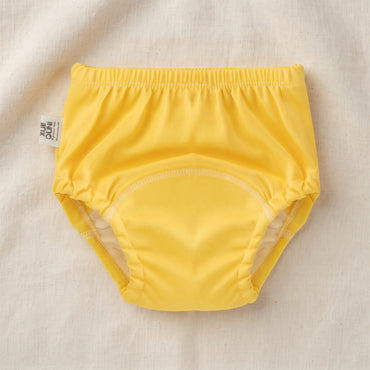 CE-07 Calzón entrenador lavable liso amarillo