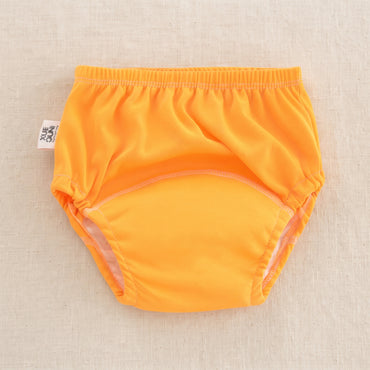 CE-08 Calzón entrenador lavable liso naranja