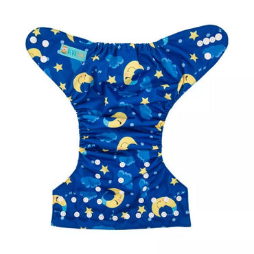 H085A Alvababy- pañal regular de tela lavable y reutilizable, ajustables de 3-15kg, incluye inserto