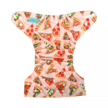 H086A Alvababy- pañal regular de tela lavable y reutilizable, ajustables de 3-15kg, incluye inserto