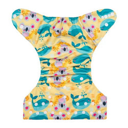 H191A Alvababy- pañal regular de tela lavable y reutilizable, ajustables de 3-15kg, incluye inserto