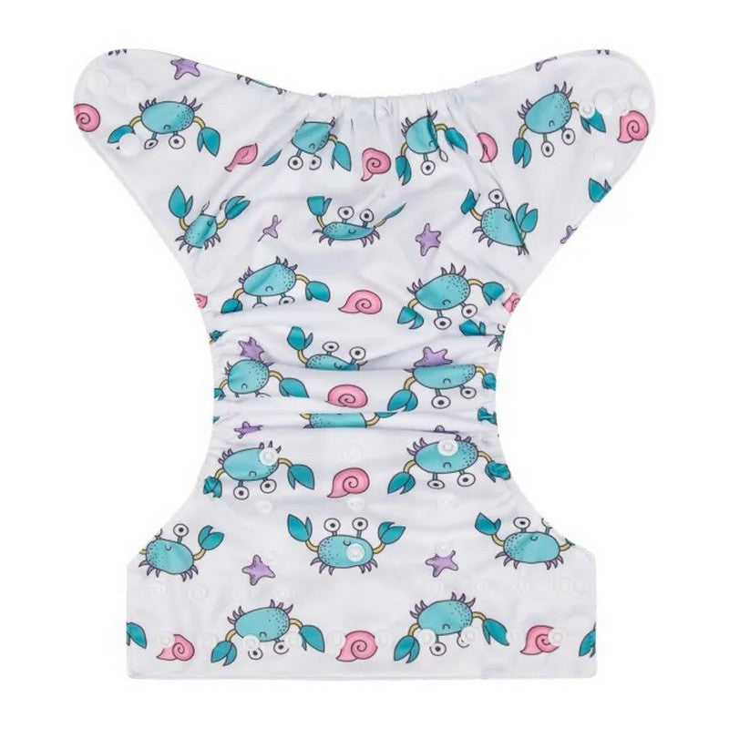 H192A Alvababy- pañal regular de tela lavable y reutilizable, ajustables de 3-15kg, incluye inserto