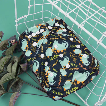 H228A Alvababy- pañal regular de tela lavable y reutilizable, ajustables de 3-15kg, incluye inserto