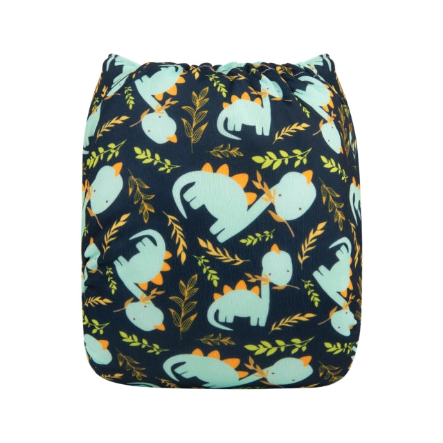 H228A Alvababy- pañal regular de tela lavable y reutilizable, ajustables de 3-15kg, incluye inserto