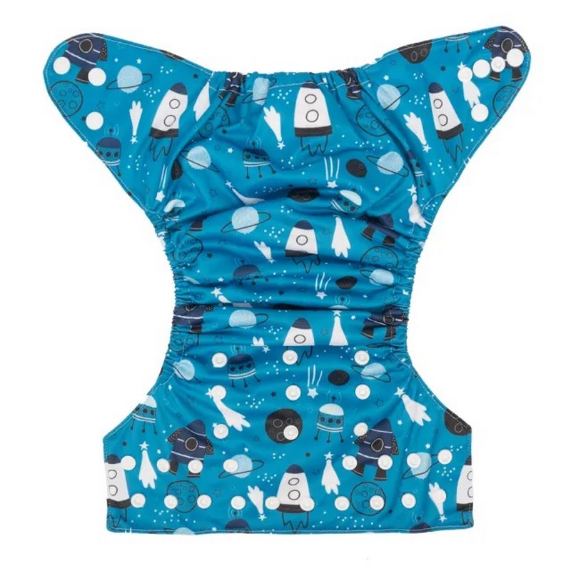 H360A Alvababy- pañal regular de tela lavable y reutilizable, ajustables de 3-15kg, incluye inserto