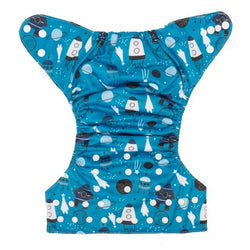 H360A Alvababy- pañal regular de tela lavable y reutilizable, ajustables de 3-15kg, incluye inserto