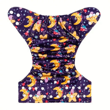 H375A Alvababy- pañal regular de tela lavable y reutilizable, ajustables de 3-15kg, incluye inserto