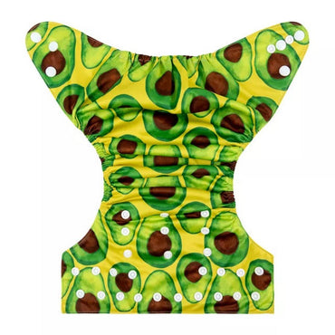 H400A Alvababy- pañal regular de tela lavable y reutilizable, ajustables de 3-15kg, incluye inserto