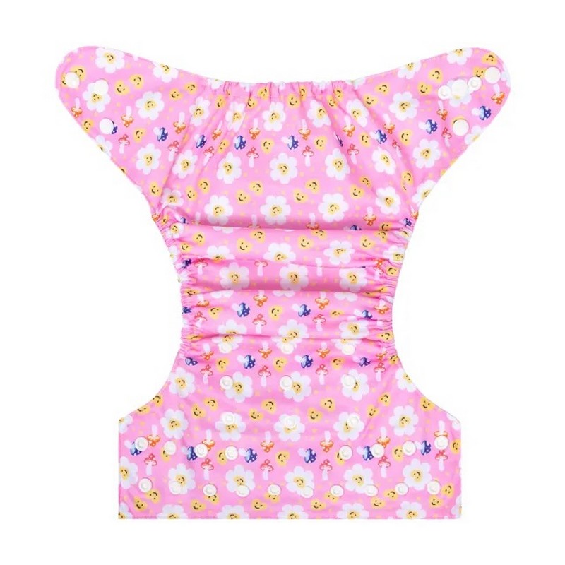 H442A Alvababy- pañal regular de tela lavable y reutilizable, ajustables de 3-15kg, incluye inserto
