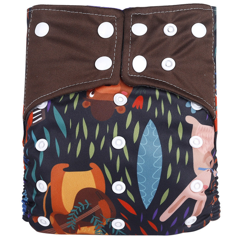 Pañal regular SF-NO13 Simfamily ajustable 3 a 15kg, con interior de carbón de bambú y doble riel