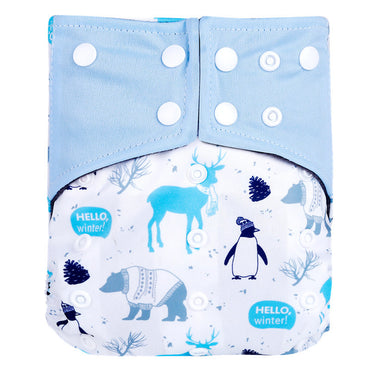 Pañal regular SF-NO8 Simfamily ajustable 3 a 15kg, con interior de carbón de bambú y doble riel