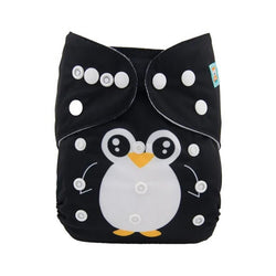 YD149A Alvababy- pañal regular de tela lavable y reutilizable, ajustables de 3-15kg, incluye inserto