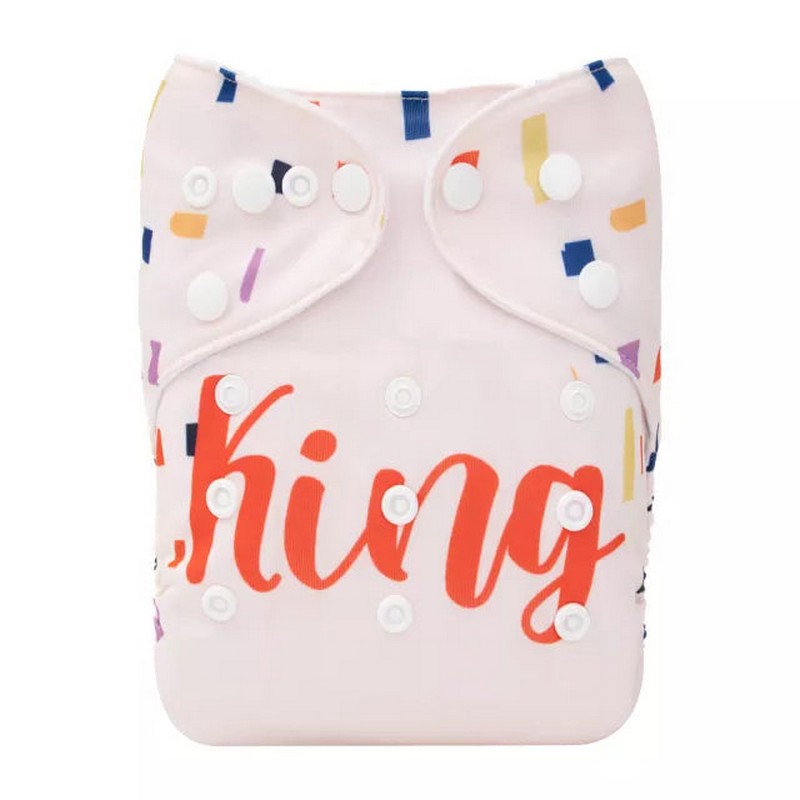 YDP162A Alvababy- pañal regular de tela lavable y reutilizable, ajustables de 3-15kg, incluye inserto