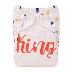 YDP162A Alvababy- pañal regular de tela lavable y reutilizable, ajustables de 3-15kg, incluye inserto