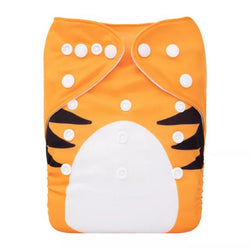 YDP163A Alvababy- pañal regular de tela lavable y reutilizable, ajustables de 3-15kg, incluye inserto