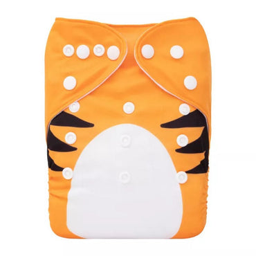 YDP163A Alvababy- pañal regular de tela lavable y reutilizable, ajustables de 3-15kg, incluye inserto
