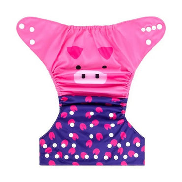YDP177A Alvababy- pañal regular de tela lavable y reutilizable, ajustables de 3-15kg, incluye inserto