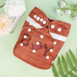 YDP178A Alvababy- pañal regular de tela lavable y reutilizable, ajustables de 3-15kg, incluye inserto