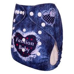 YDP199A Alvababy- pañal regular de tela lavable y reutilizable, ajustables de 3-15kg, incluye inserto