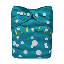 YDP201A Alvababy- pañal regular de tela lavable y reutilizable, ajustables de 3-15kg, incluye inserto