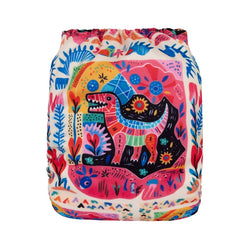 YDP232A Alvababy- pañal regular de tela lavable y reutilizable, ajustables de 3-15kg, incluye inserto