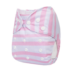 YDP233A Alvababy- pañal regular de tela lavable y reutilizable, ajustables de 3-15kg, incluye inserto