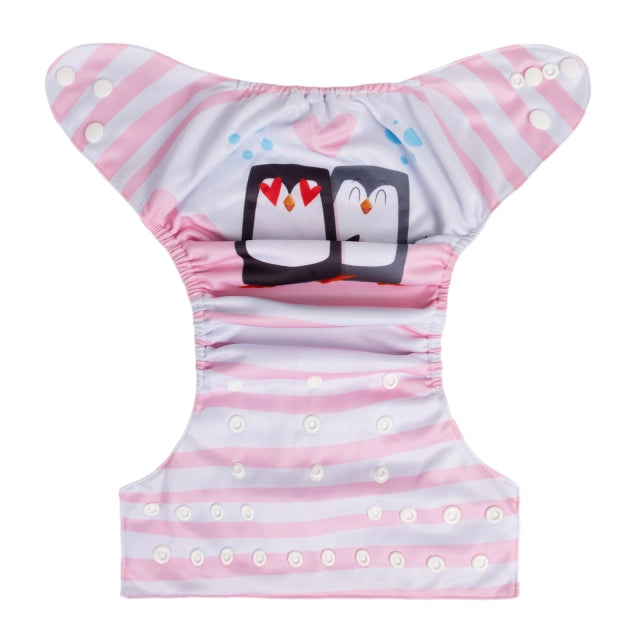YDP233A Alvababy- pañal regular de tela lavable y reutilizable, ajustables de 3-15kg, incluye inserto