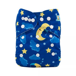 H085A Alvababy- pañal regular de tela lavable y reutilizable, ajustables de 3-15kg, incluye inserto