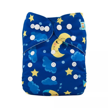 H085A Alvababy- pañal regular de tela lavable y reutilizable, ajustables de 3-15kg, incluye inserto