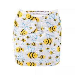 H117A Alvababy- pañal regular de tela lavable y reutilizable, ajustables de 3-15kg, incluye inserto