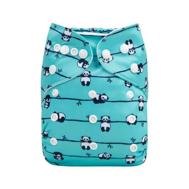 H240A Alvababy- pañal regular de tela lavable y reutilizable, ajustables de 3-15kg, incluye inserto